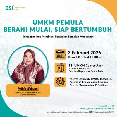 Pelatihan UMKM PEMULA: BERANI MULAI, SIAP BERTUMBUH