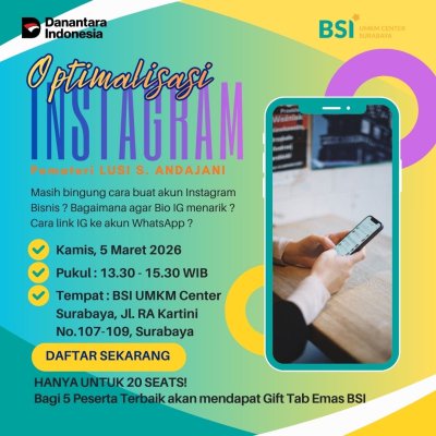 Pelatihan Optimalisasi Instagram