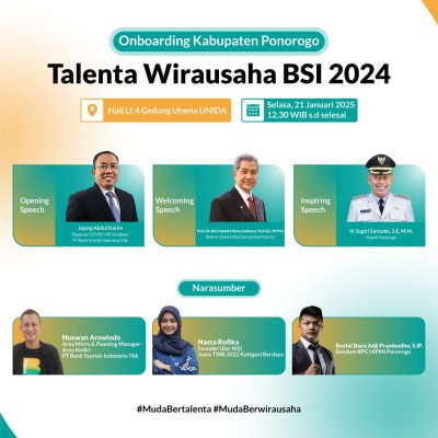 Onboarding Talenta Wirausaha BSI 2024