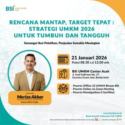 Pelatihan Rencana Mantap, Target Tepat: Strategi UMKM 2026 untuk Tumbuh dan Tangguh