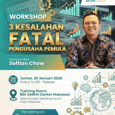 WORKSHOP: 3 KESALAHAN FATAL PENGUSAHA PEMULA