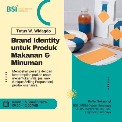Pelatihan Brand Identity Produk Makanan dan Minuman