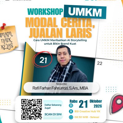 SEMINAR & WORKSHOP AI STORYTELLING UNTUK UMKM