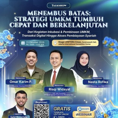TALKSHOW ISEF 2026 "Menembus Batas: Strategi UMKM Tumbuh Cepat dan Berkelanjutan"
