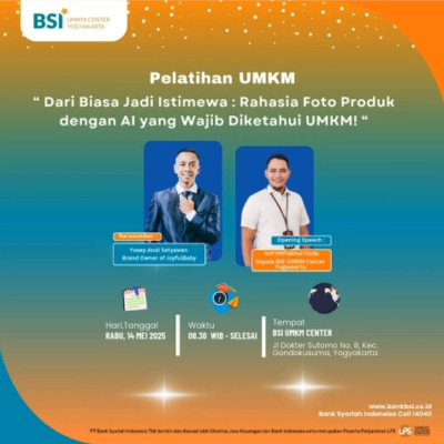 Pelatihan UMKM "Dari Biasa Jadi Istimewa: Rahasia Foto Produk dengan AI yang Wajib Diketahui UM