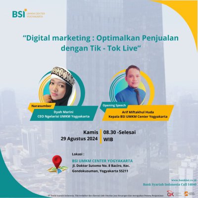 Digital Marketing : Optimalkan Penjualan Dengan Tik Tok Live