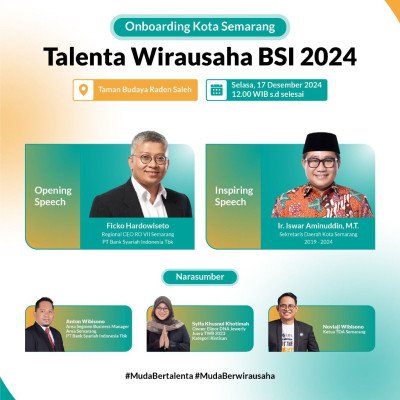 Onboarding Talenta Wirausaha BSI 2024 Telah Sampai Di Kota Semarang