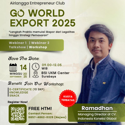 AIRLANGGA EXPORT SERIES: GO WORLD EXPORT 2025