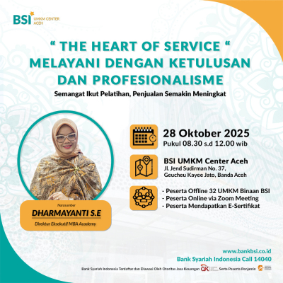 THE HEART OF SERVICE: MELAYANI DENGAN KETULUSAN DAN PROFESIONALISME
